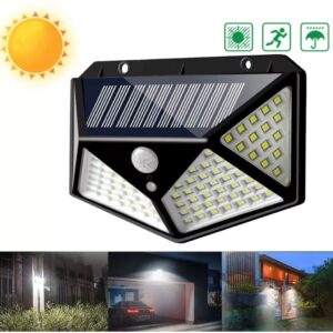 LÁMPARA SOLAR CON SENSOR DE MOVIMIENTO