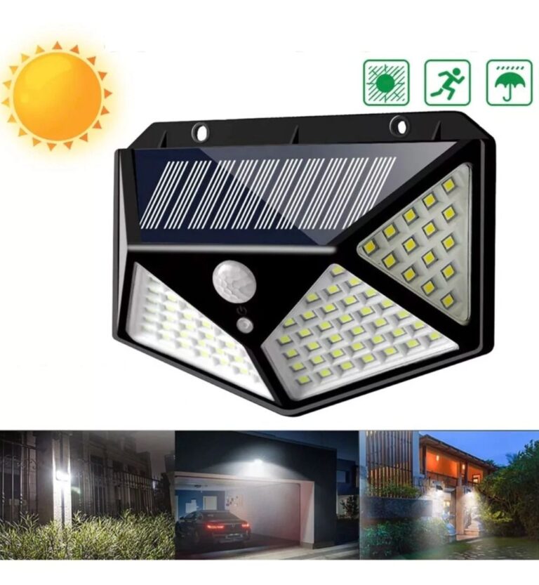 LÁMPARA SOLAR CON SENSOR DE MOVIMIENTO